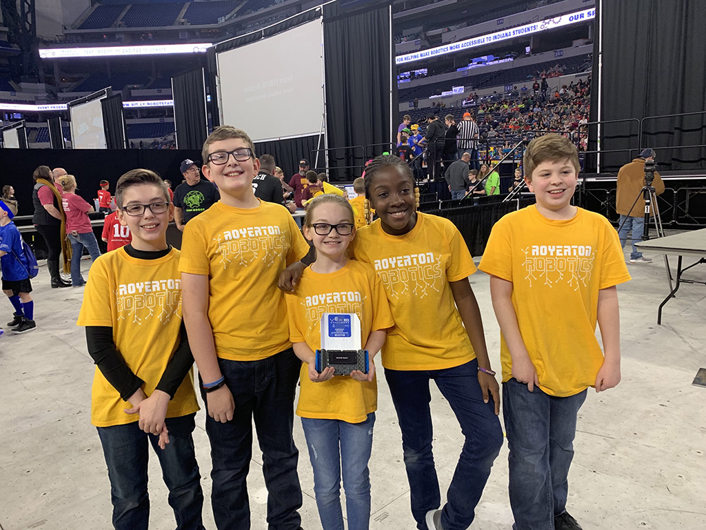 Two Royerton Elementary School Robotics Teams Qualify For World