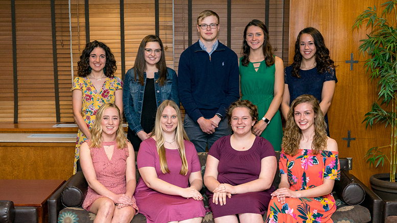 Oliver W. Storer Scholarship Recipients. Photo provided