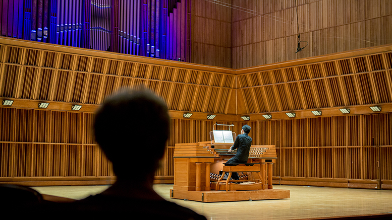 The Goulding & Wood organ in Sursa Performance Hall. Photo provided