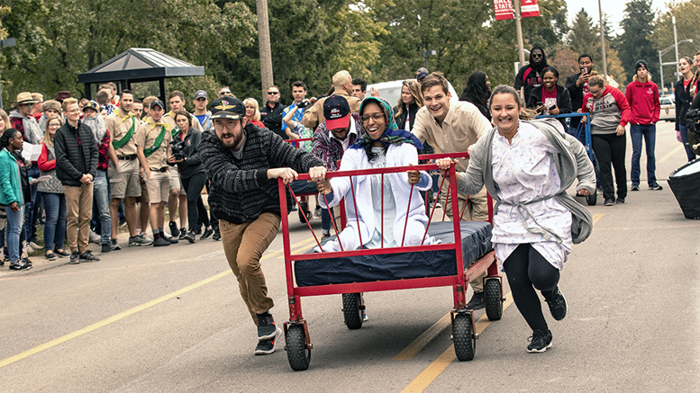 What could be more fun than watching the annual bed race? Photo provided