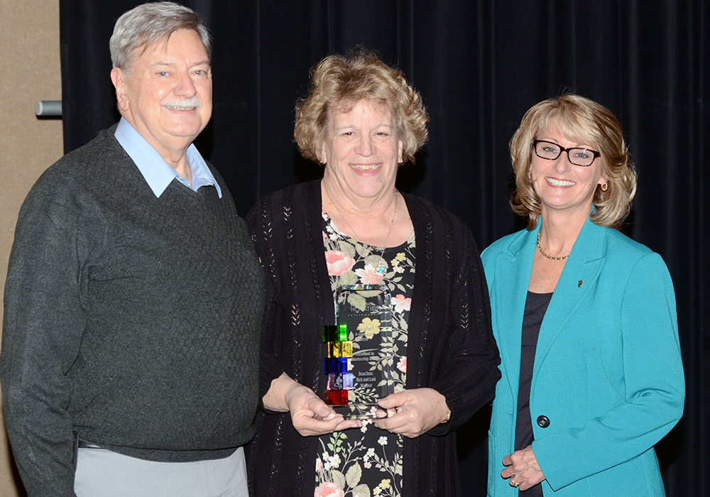 Excellence in Mentorship Award: Rick and Lani Wallace. Photo by: Kyle Evans