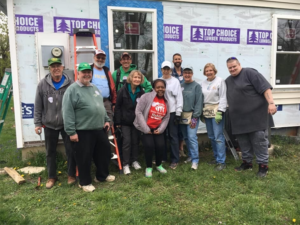 Greater Muncie, IN Habitat for Humanity was awarded $50,000 for the 2020 Housing Program. A similar grant in 2019 supported Habitat for Humanity as they served 28 families. Volunteers give their time to help construct homes like this one on Kirk St. Photo provided