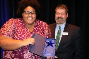 Asia Wyatt was awarded the 2019 Patrick C. Botts Youth of the Year award at the 2020 Great Futures Dinner.