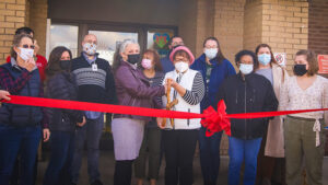 Future Choices, Inc. and Strengthening Indiana Families Family Resource Center celebrate their new shared location in Muncie. Photo by Matt Howell