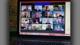 Human Library participants are pictured during a recent ZOOM virtual meeting. Photo by Charlize Jamieson