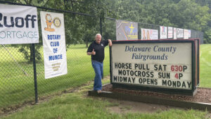 Congressman Greg Pence at the Delaware County Fair. Photo provided by Liz Dessauer, Deputy District Director.