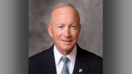 Mitchell E. Daniels, Jr. became the 12th president of Purdue University in January 2013, at the conclusion of his second term as Governor of the State of Indiana. Photo provided by Purdue University.