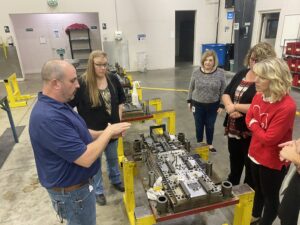 This past summer, a group of teachers took part in an Educator Field Trip to Mursix Corporation. Photo by Kyra Zylstra.