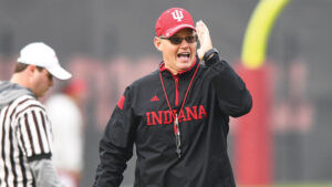 IU Head Football Coach, Tom Allen. Photo courtesy IU, Bloomington.