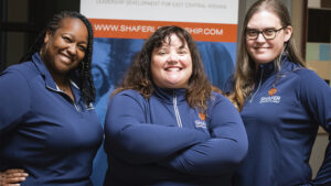 Pictured Left to Right: Daniella Flowers, Dr. Courtney Jarrett, Sophie Richau