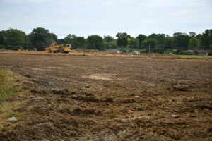 Current state of Storer Estates as the heavy equipment works daily on the site. Photo by Mike Rhodes