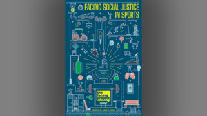 Facing Social Justice in Sports. Front cover of book.
