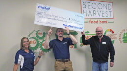 $34,460 was raised for Second Harvest’s school food pantry program. Photo provided