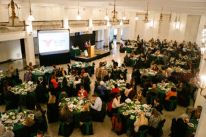 Scene from the 2021 WIBU ATHENA Awards Ceremony. This year's event will be held at Horizon Convention Center on November 16. Photo provided