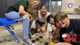 Think Like a Maker camp led by Northside Middle School teacher Jenifer Pierce. Photo by Emily Helms