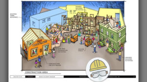 The "Construction Zone" plans. Photo provided