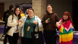 Teachers are pictured attending a wellness fair. Photo provided