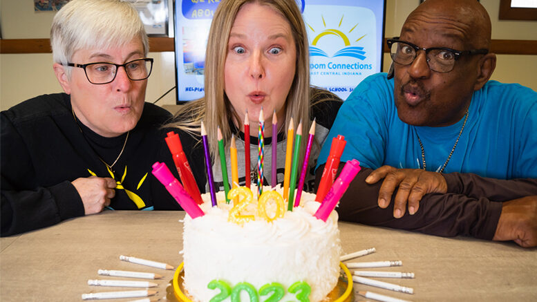 Classroom Connections, formerly the Back to School Teachers Store, is celebrating its 20th birthday this year. Pictured are Joetta Teague, Stacy Wheeler and Herbert Parham Jr. Photo by Matt Howell