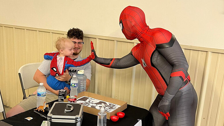 Spiderman visits during a past Comic Con. Photo provided