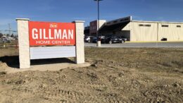This photo was taken a few days after the Gillman sign was installed. Photo by Mike Rhodes