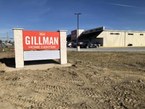 This photo was taken a few days after the Gillman sign was installed. Photo by Mike Rhodes