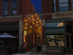 Night rendering of Dave's Alley. Photo provided
