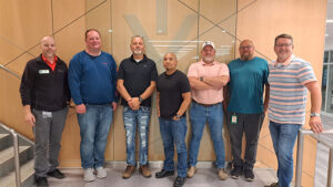 Pictured L to R: Instructor Nathan Taylor, Monte Foist, Jesse Morris, Richard Macasocol, Tony Randolph, Shawn Miller, Greg Bell