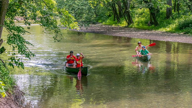 Canoeing and kayaking along the White River are becoming popular activities for Muncie residents and visitors alike. Photo provided