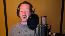 J.R. Jamison is pictured in the recording studio. Photo provided.