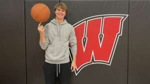 Wapahani High School senior Isaac Andrews. Photo by Thomas Peek