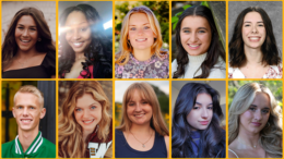From left to right; top to bottom: Belle Brown, Sharon Edwards, Abigail Goller, Carly Howard, Abigail Lindburgh, Jonathan Loney, Ella Mauck, Brenley Miller, Andrea Sanchez, and Alana Trissel.