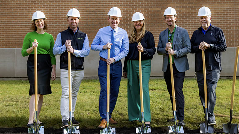 Ground breaking for new Yorktown High School expansion. Photo provided