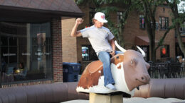 Try your hand at riding the mechanical bull. Photo provided