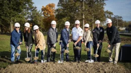 Groundbreaking for the new Fire Station No.6. Photo provided