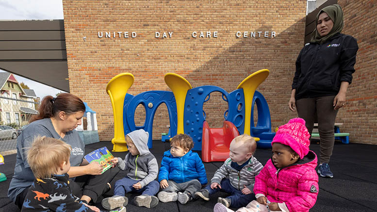 United Day Care Center was awarded $125,000 to add on to its existing facility on the east side of downtown Muncie. Photo provided by Ball Brothers Foundation.