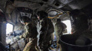 U.S. Soldiers assigned to B Company, 3-82 General Support Aviation Battalion, 82nd Combat Aviation Brigade, 82nd Airborne Division, fire at land targets during an aerial gunnery table at Marine Corps Outlying Field Atlantic, North Carolina, Nov. 15, 2024. Utilizing Marine Corps Air Station Cherry Point’s authentic training environments, aircrews were able to refine tactical proficiency and adaptability in aerial gunnery, essential to maintaining unit combat readiness and lethality. U.S. Marine Corps photo by Lance Cpl. Andre Marshall.