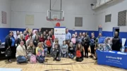 Approximately 40 individuals from Anthem Blue Cross & Blue Shield, Comfort Cases, and other community partners came together to pack 200 backpacks and support local youth in foster care. Photo provided.