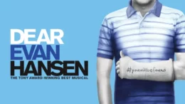 Dear Evan Hansen perform on Friday, December 13 at 7:30 p.m. in Emens Auditorium.