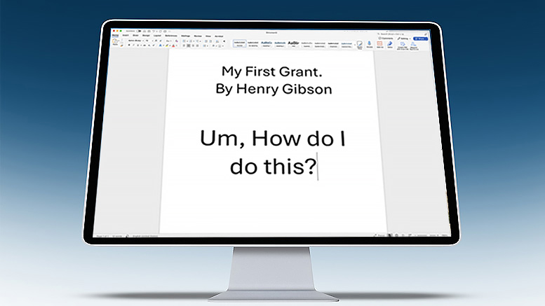 Getting started writing a grant can be difficult if you don't know how to begin. Image by Mike Rhodes