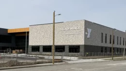 The new YMCA on Walnut Street is scheduled to open in March of 2025. Photo by Mike Rhodes