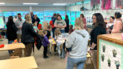 Parents and students at last year’s roundup at West View Elementary. Photo provided.