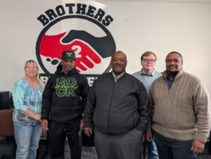 From left to right: Lonna Jordan, Edward Fuse, Melvin Kelly, Taylor Green, Ken Hudson.