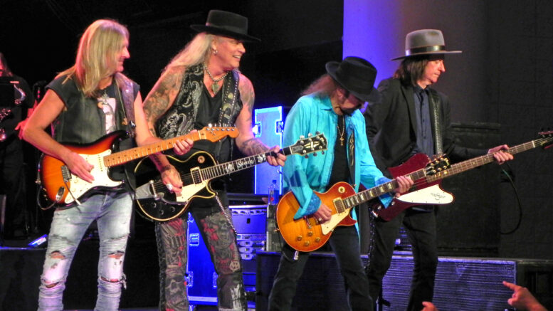Lynyrd Skynyrd in concert at Ruoff Music Center. Photo by Mike Rhodes