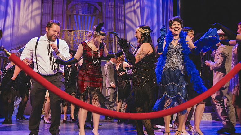 Muncie Civic Theater guests lite up the stage with 1920s glamour and high spirits. This year’s Symbols & Secrets Gala promises another unforgettable night of mystery, elegance, and community celebration at Muncie Civic Theatre. Photo provided.