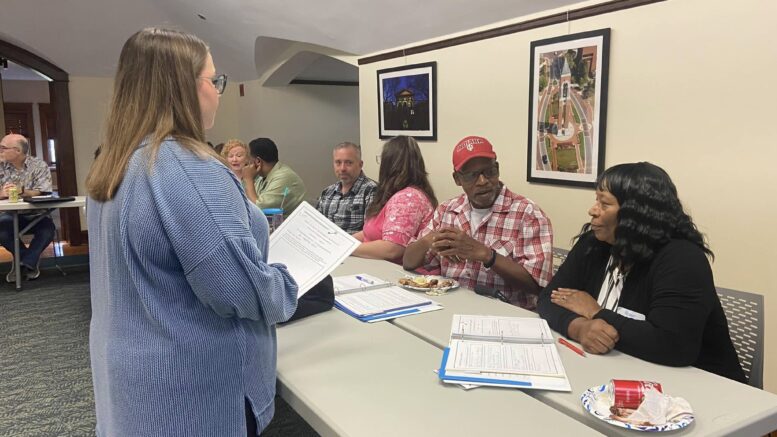 CenterPoint Scholars attend a training on intergenerational communications. Photo provided.
