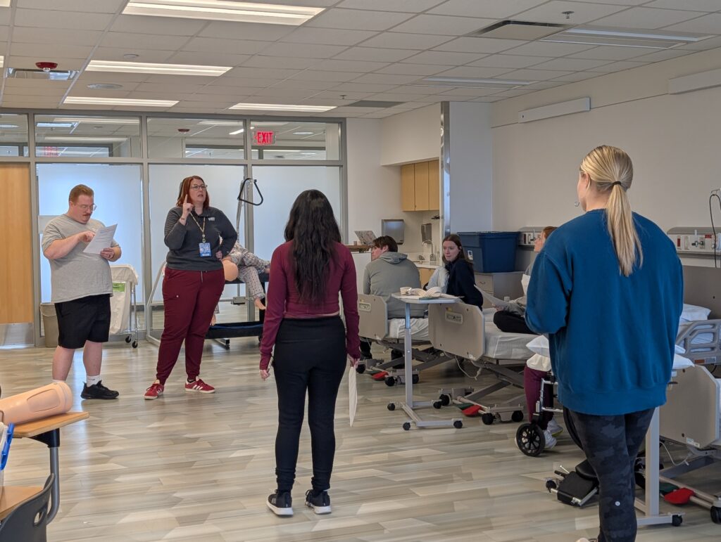 Siobhan Gillespie is pictured teaching her PTA students. Photo provided.